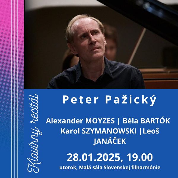 Klavírny recitál Peter Pažický