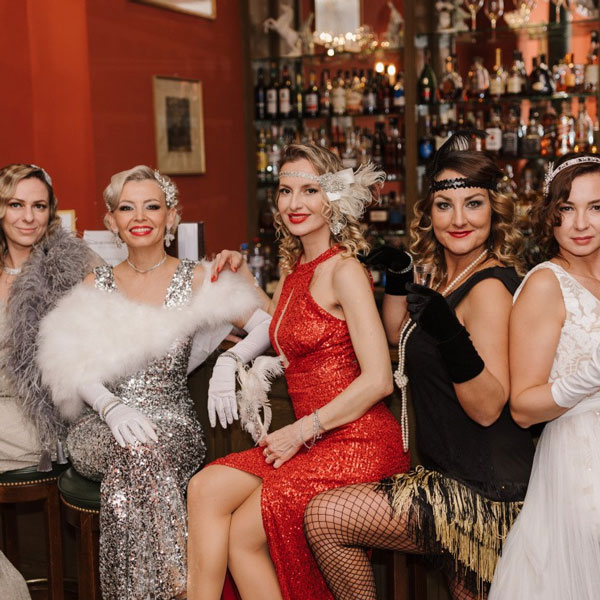 Great Gatsby ples v Château Bela