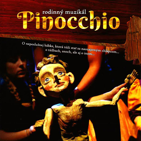 Divadlo Materinky PINOCCHIO rodinný muzikál pre deti a ich rodičov