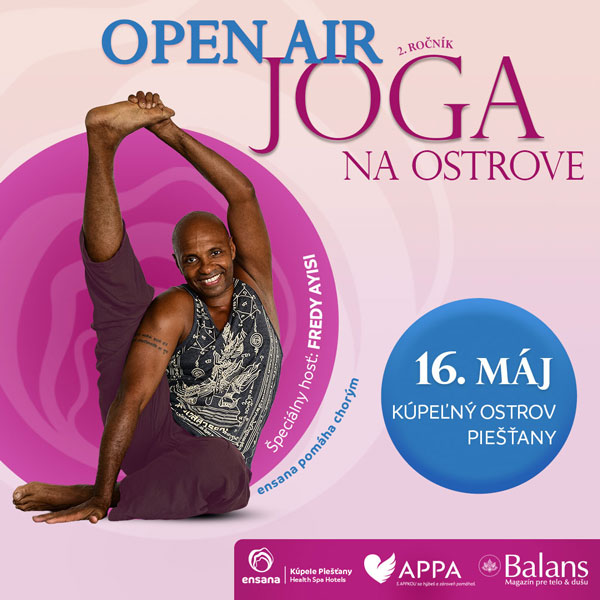 OPEN AIR JOGA na Kúpeľnom ostrove v Piešťanoch