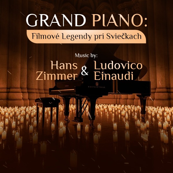 GRAND PIANO. FILMOVÉ LEGENDY PRI SVIECKACH. Hudba Hansa Zimmera a Ludovica Einaudiho