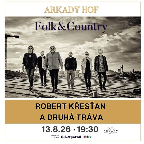 ROBERT KŘESŤAN A DRUHÁ TRÁVA koncert legendy folkovej, country a bluegrassovej scény