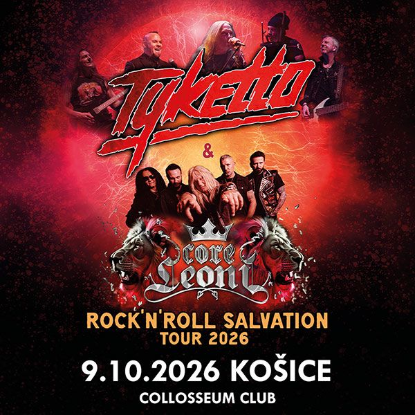 Tyketto + CoreLeoni - Rock n Roll Salvation - Co-Headline Tour 2026