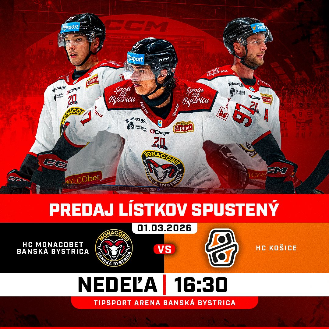 HC MONACObet Banská Bystrica vs HC Košice