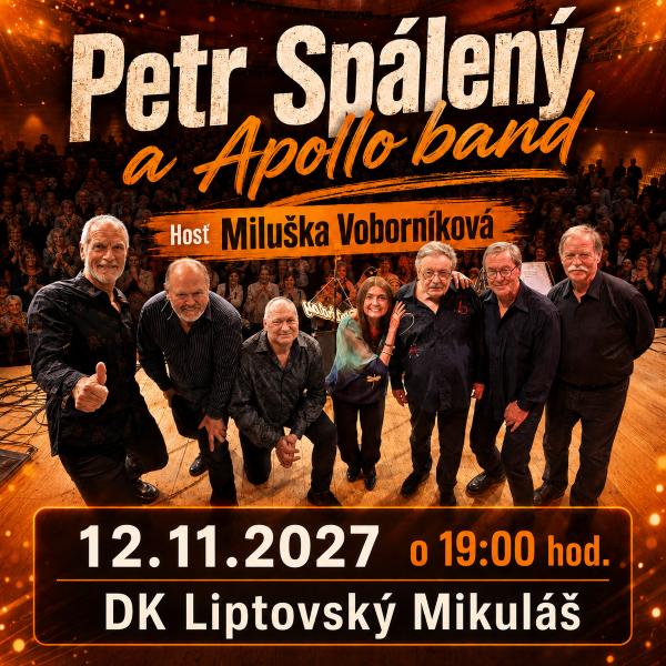 Petr Spálený a Apollo band hosť Miluška Voborníková