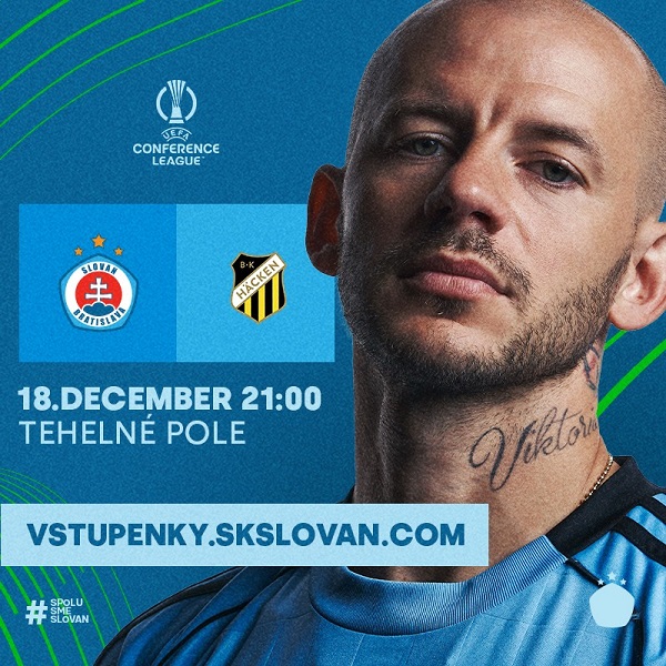 ŠK SLOVAN BRATISLAVA vs BK HÄCKEN