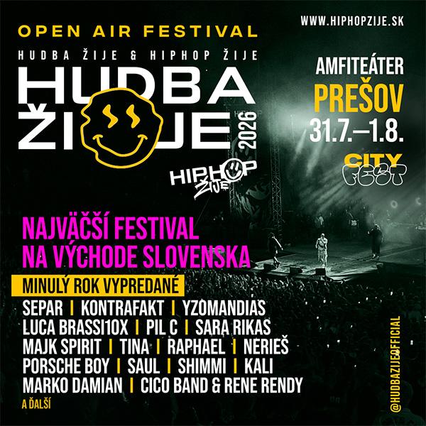 HUDBA ŽIJE PREŠOV