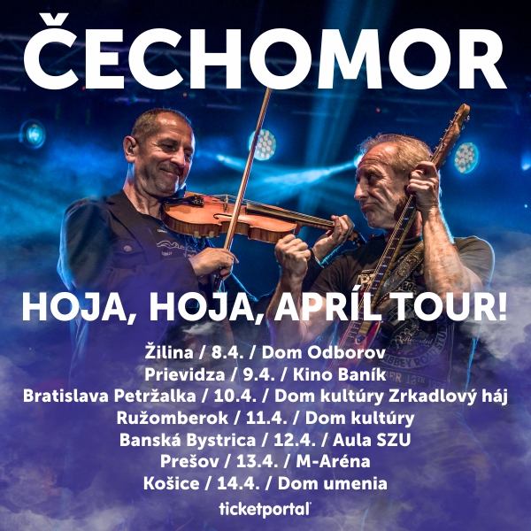 Hoja, hoja, apríl tour