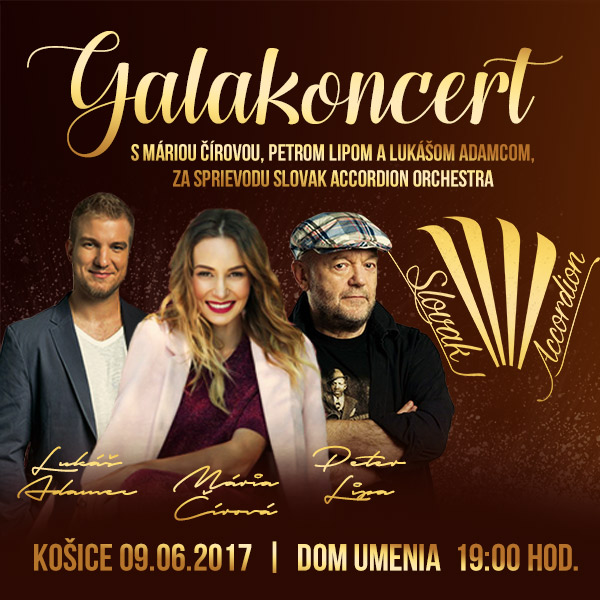 Gala s Máriou Čírovou, Petrom Lipom, Lukim Adamcom