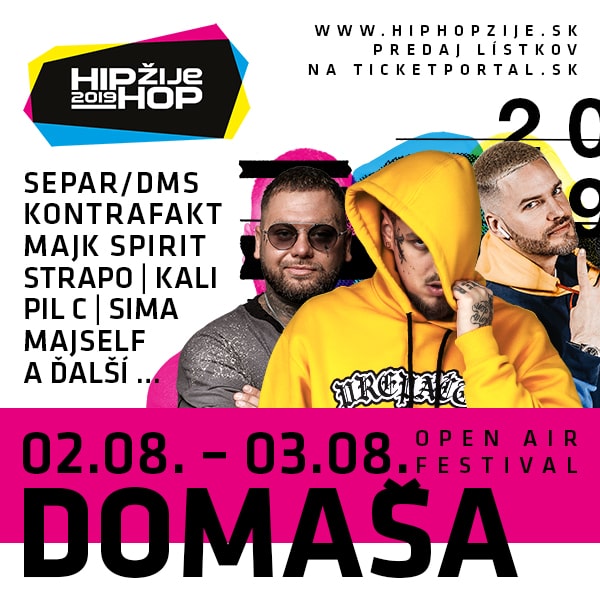 HIP HOP ŽIJE FESTIVAL DOMAŠA 2019