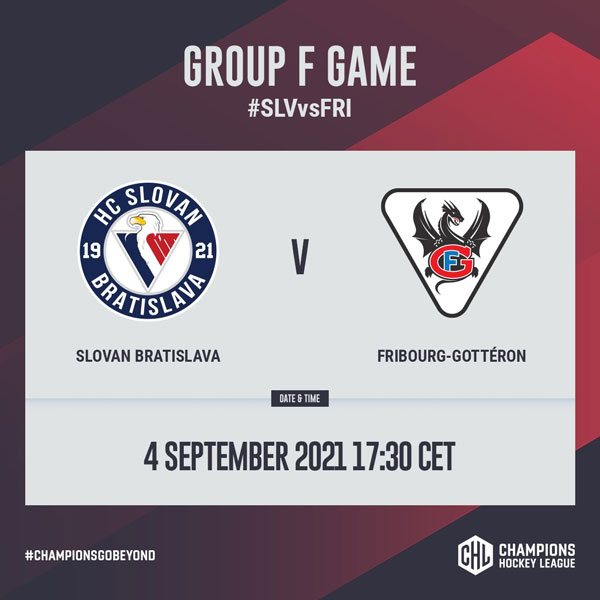 HC SLOVAN Bratislava vs HC Fribourg-Gottéron