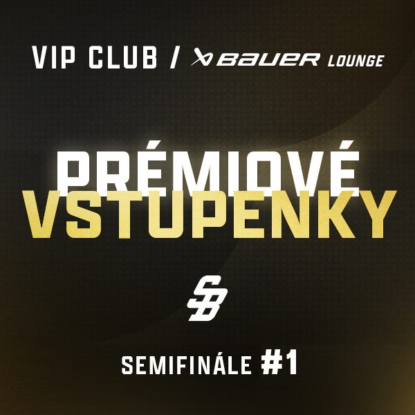 PRÉMIOVÉ VSTUPENKY: HC SLOVAN BRATISLAVA - SF1