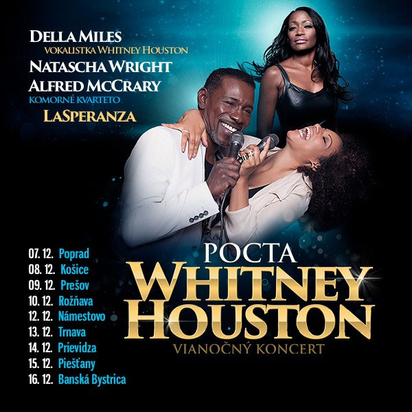 POCTA WHITNEY HOUSTON - Vianočný koncert