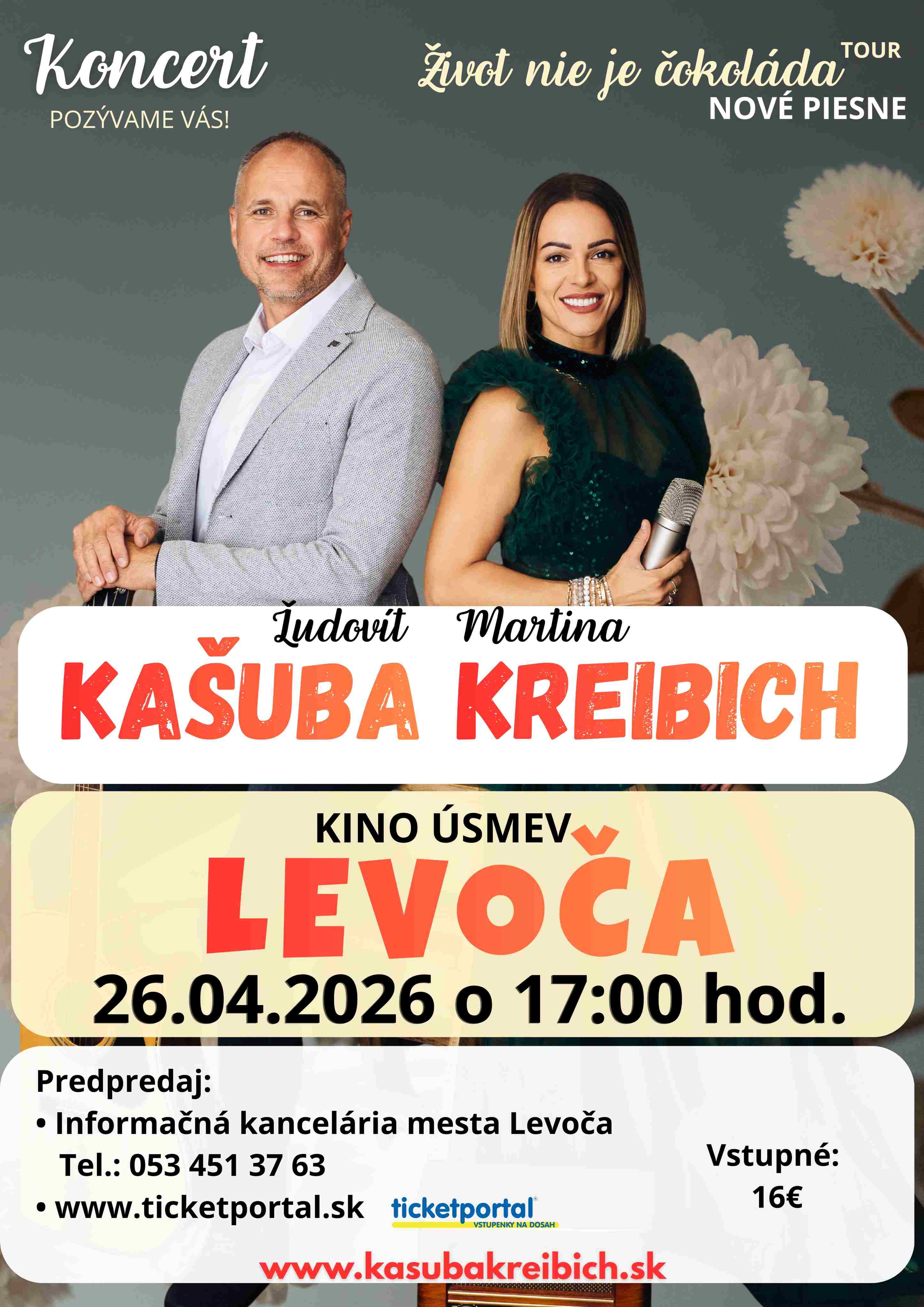 picture Koncert Ľudovít Kašuba a Martina Kreibich