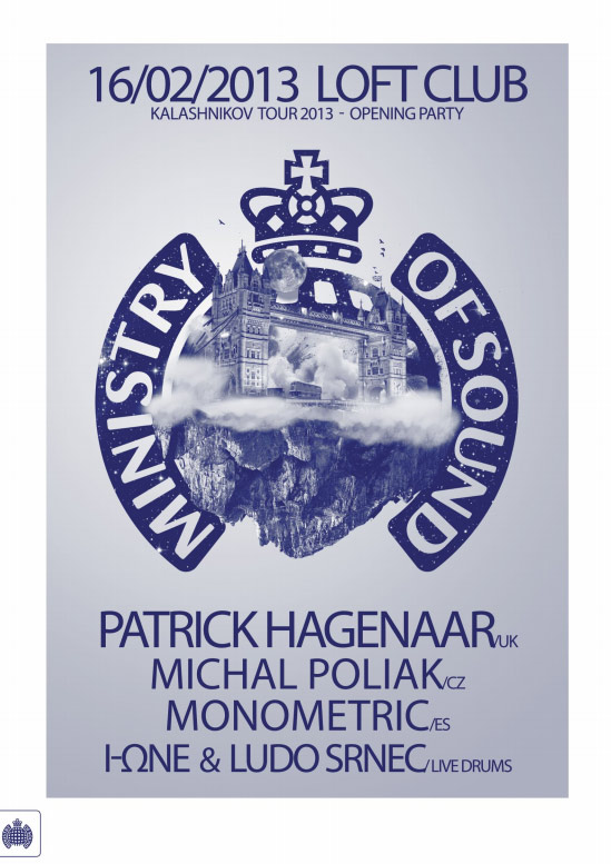 picture MINISTRY OF SOUND/KALASHNIKOV European tour 2013
