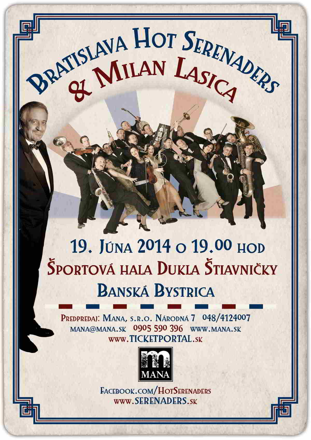 picture Koncert Bratislava Hot Serenaders a Milan Lasica