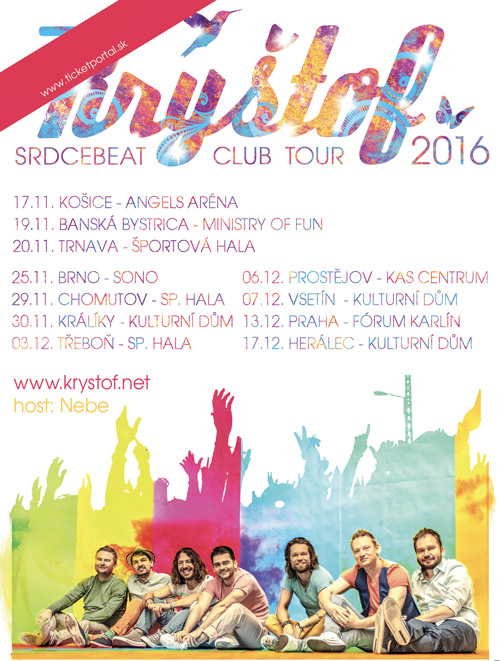 picture KRYŠTOF Srdcebeat SK Club Tour 2016