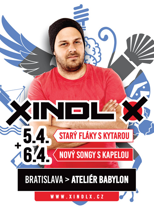 picture XINDL X – Nový songy s kapelou a starý fláky ...