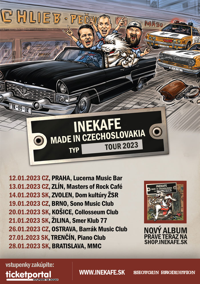 picture INEKAFE - MADE IN CZECHOSLOVAKIA TOUR 2023