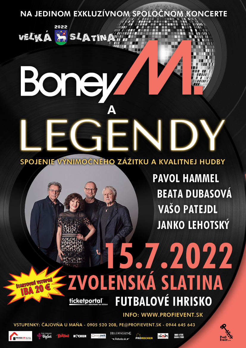 picture Boney M a Legendy - Hammel, Lehotský, Patejdl, Dubasová