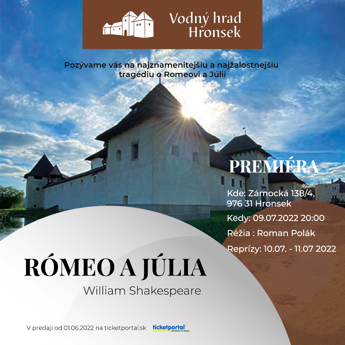 picture Vodný hrad Hronsek - Romeo a Júlia