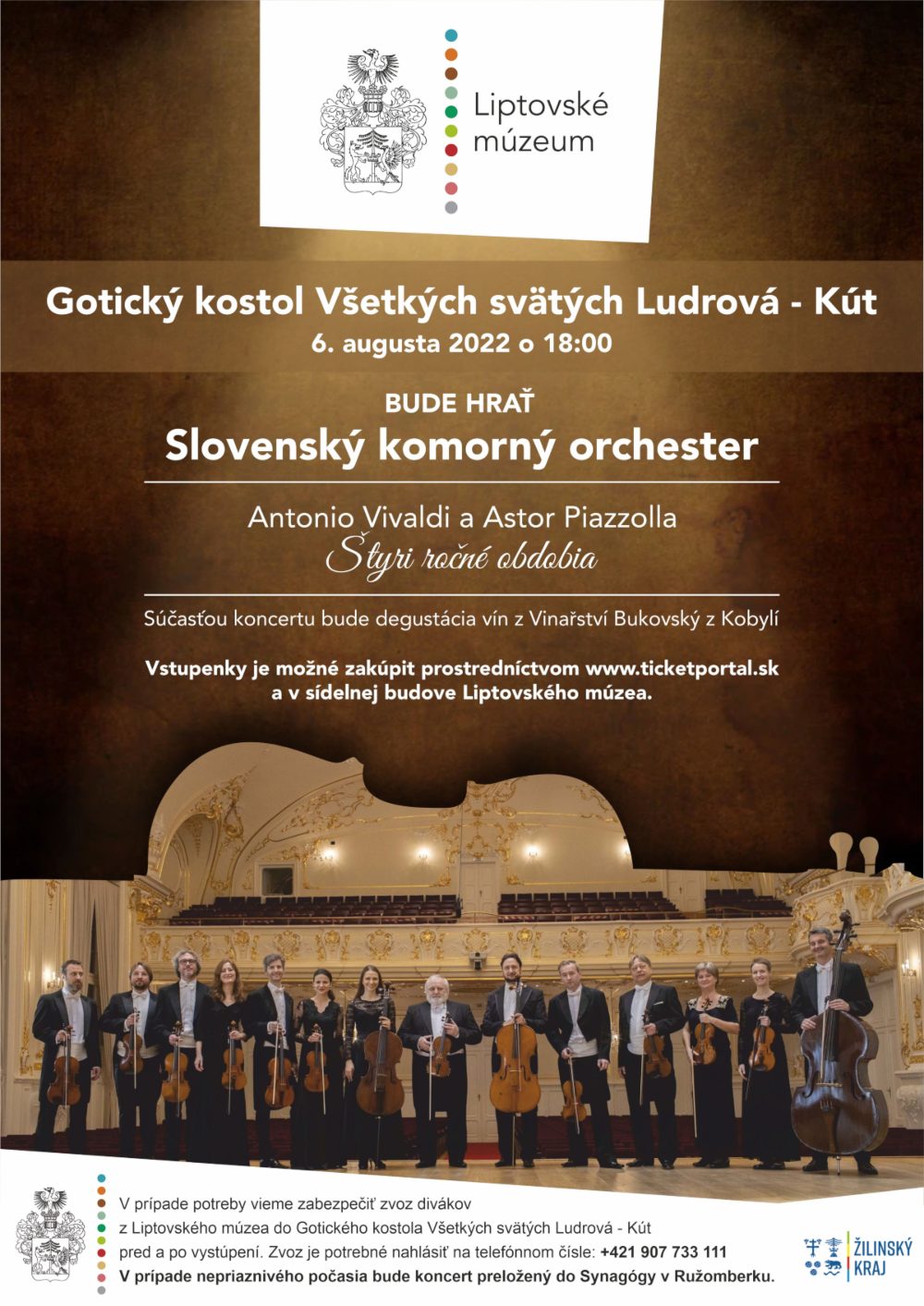 picture Slovenský komorný orchester (Antonio Vivaldi a Astor Piazzolla) Štyri ročné obchobia