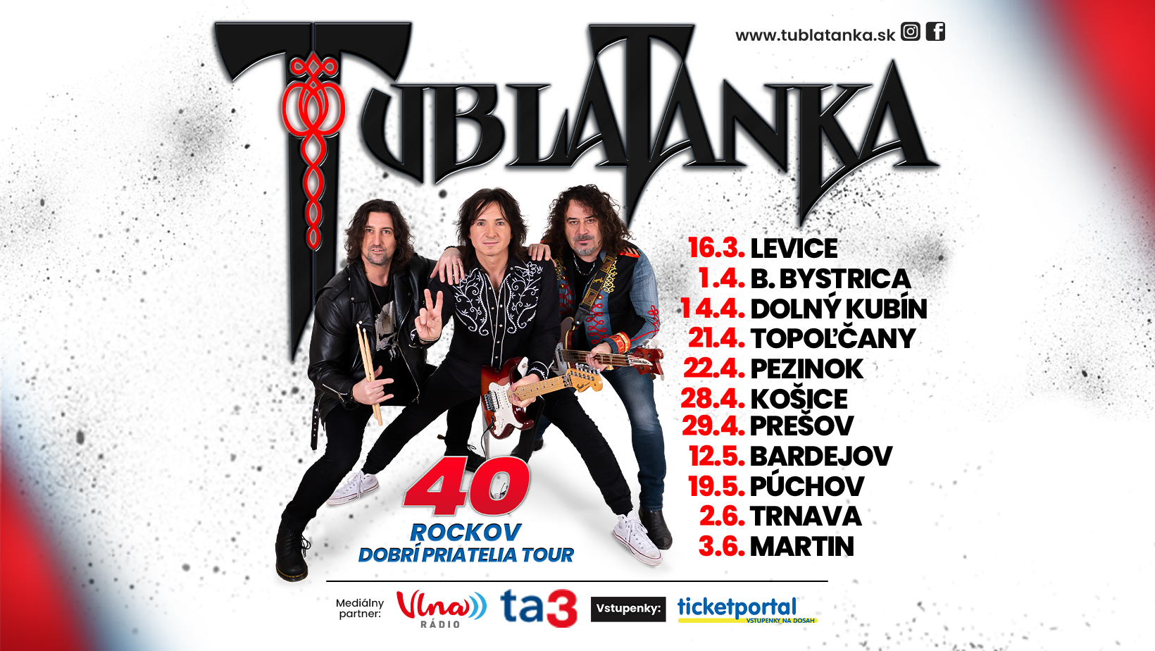 picture TUBLATANKA - 40 rockov Dobrí priatelia tour.