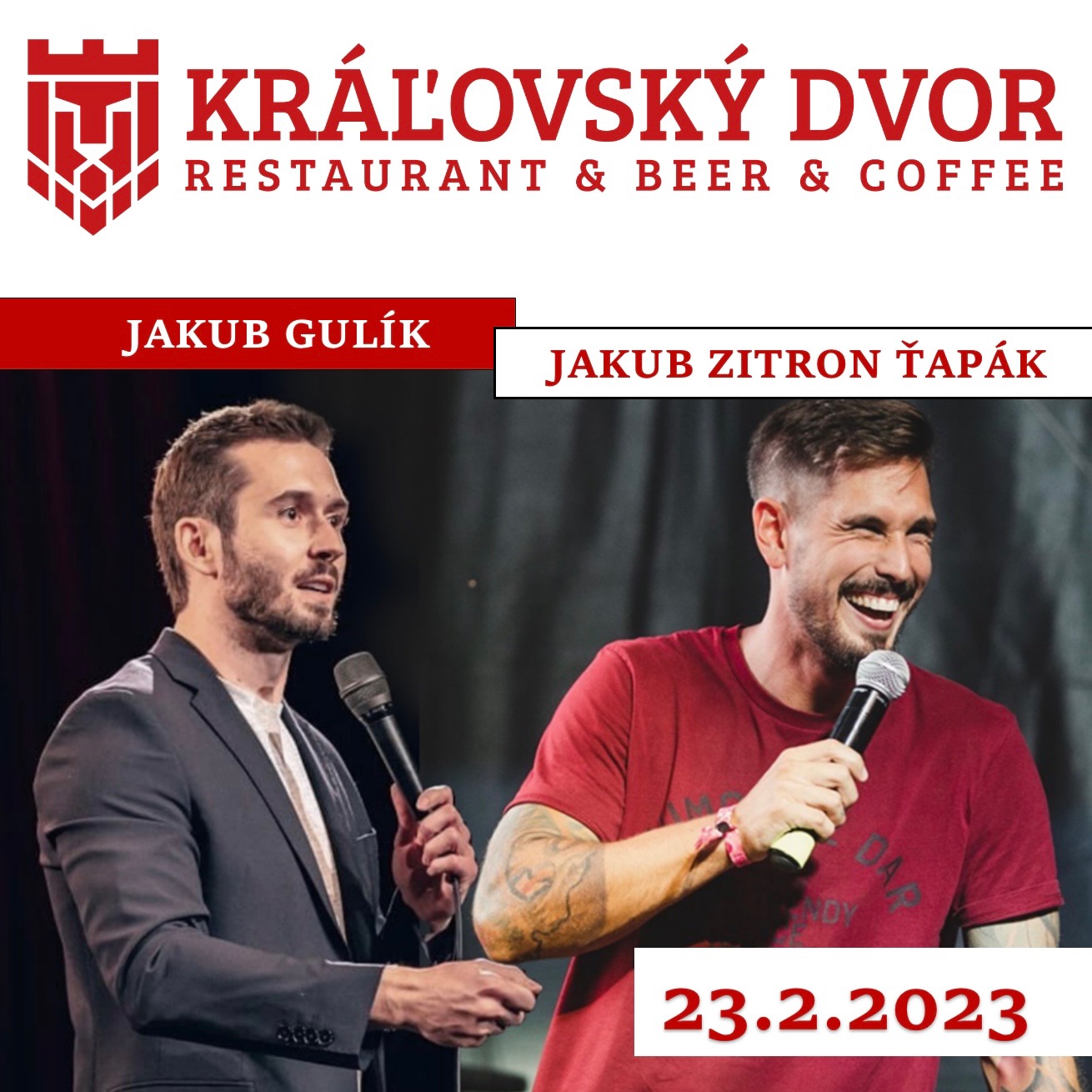 picture Stand-up večer - Jakub Gulík a Jakub Zitron Ťapák