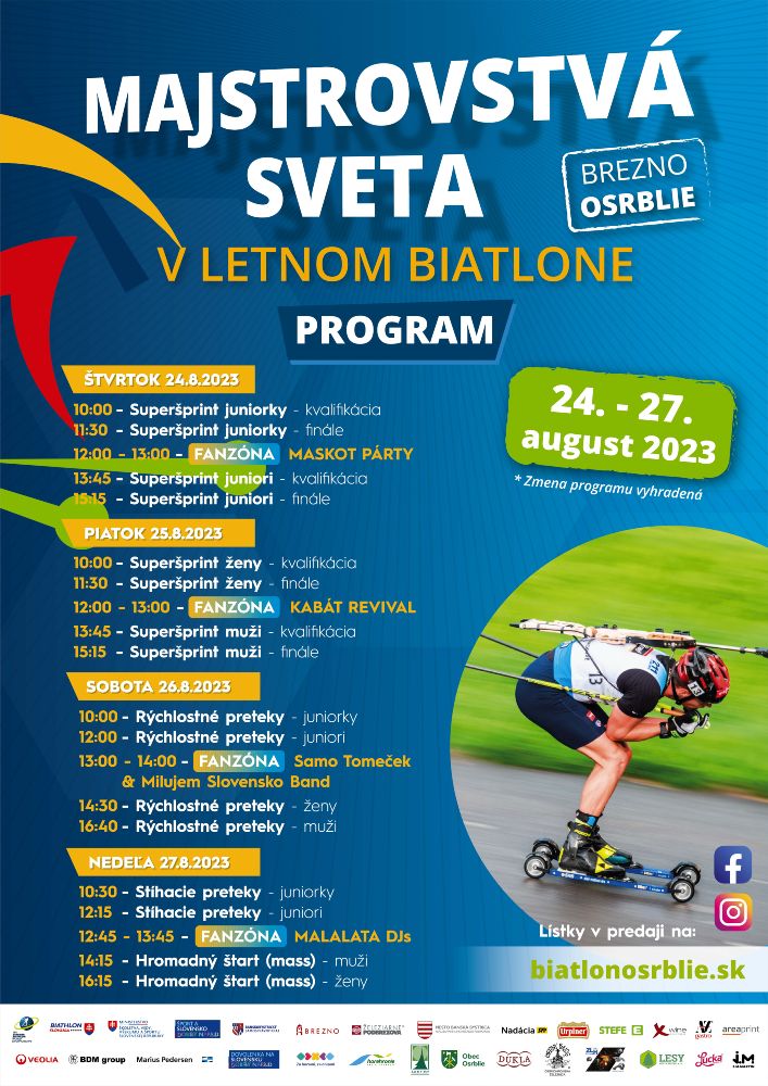 picture Majstrovstvá sveta v letnom biatlone Brezno - Osrblie 2023