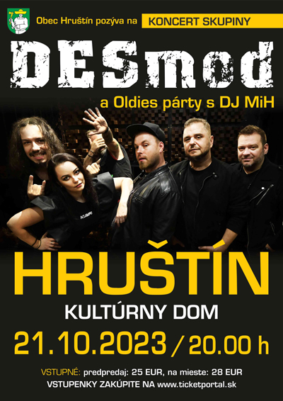 picture Koncert skupiny DESMOD a OLDIES PÁRTY s DJ MiH