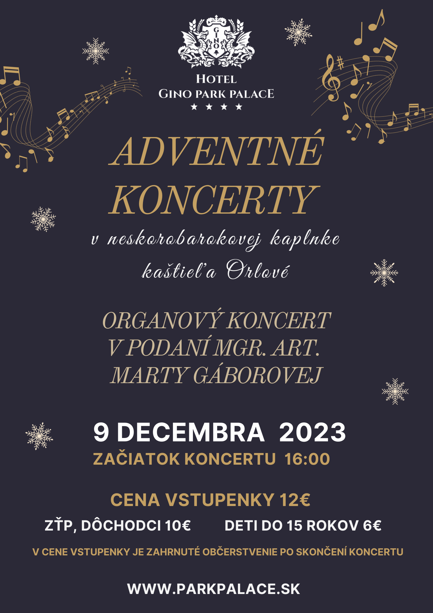 picture Adventné koncerty v kaštieli Orlové