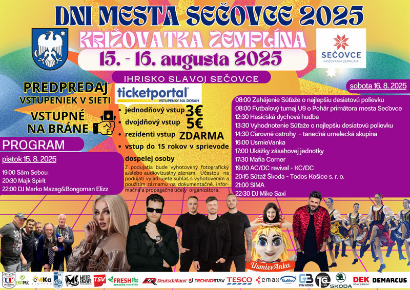 picture Dni mesta Sečovce, Križovatka Zemplína