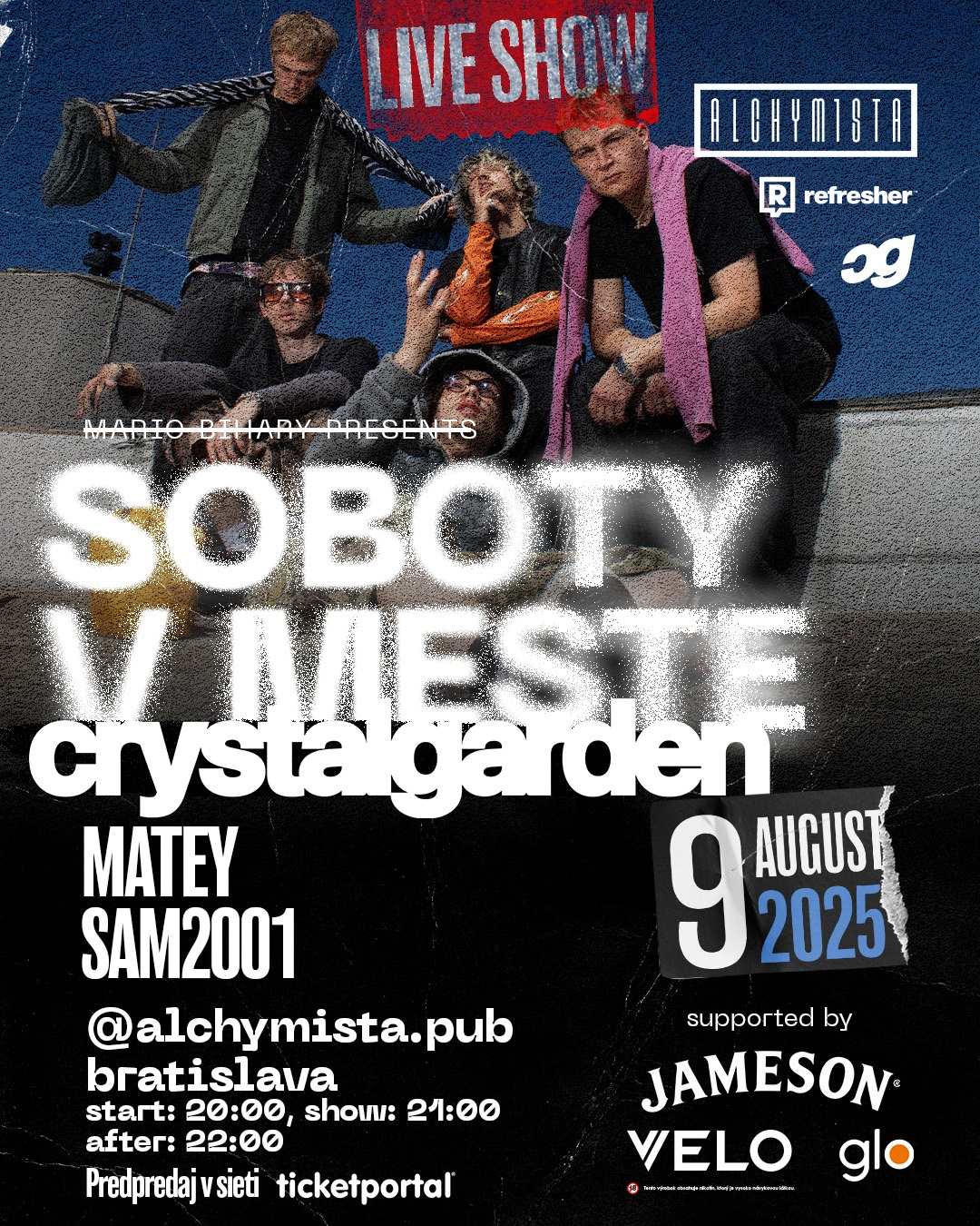 picture SOBOTY V MESTE + CRYSTAL GARDEN LIVE SHOW