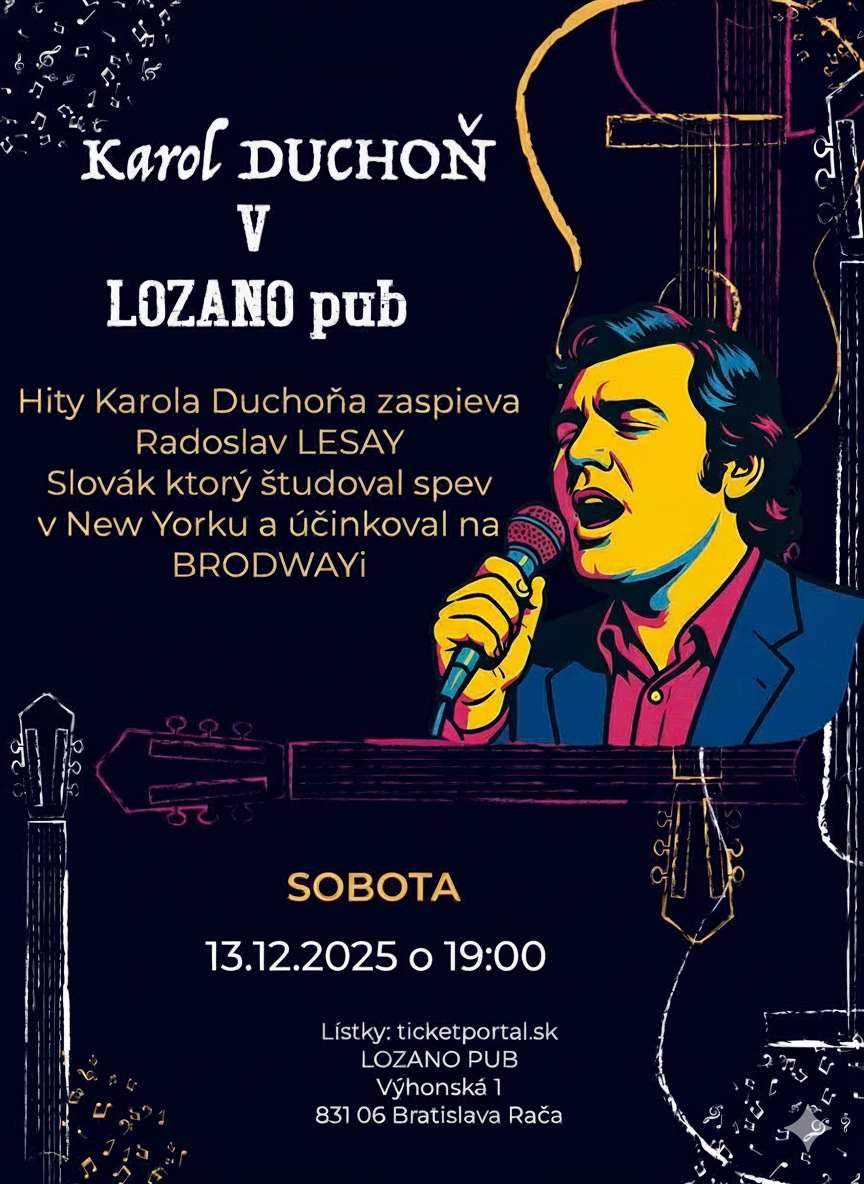 picture Karol Duchoň v Lozane - Rado Lesay spieva Karola