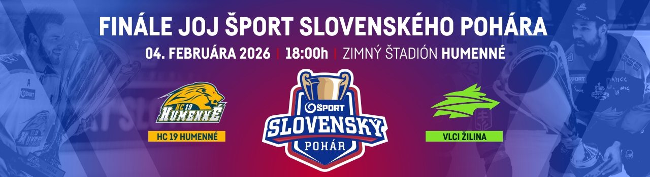 Finálový zápas JOJ Šport Slovenského pohára 2025-2026