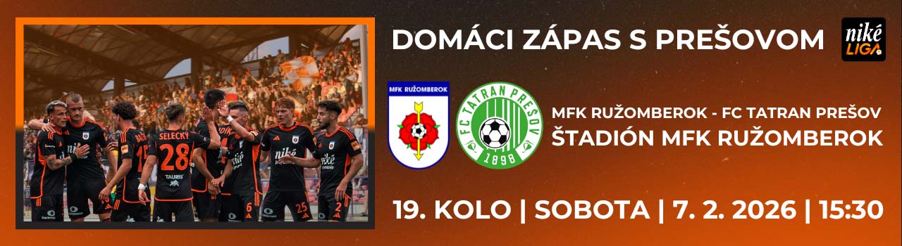 MFK Ružomberok- FC Tatran Prešov