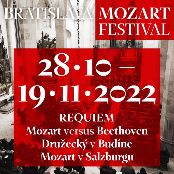 Bratislava Mozart Festival 2022 | TICKETPORTAL vstupenky na dosah -  divadlo, hudba, koncert, festival, muzikál, šport