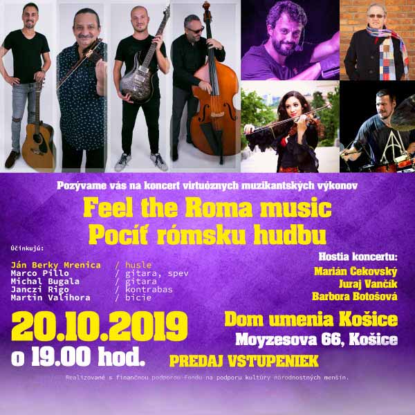 Feel the Roma music/Pocíť rómsku hudbu