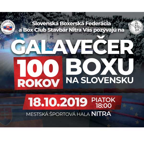 Galavečer 100 rokov boxu na Slovensku