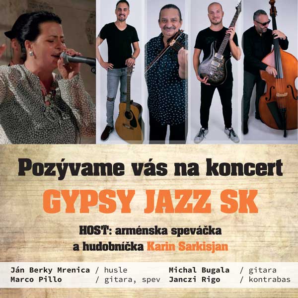 Gypsy jazz SK s Karin Sarkisjan