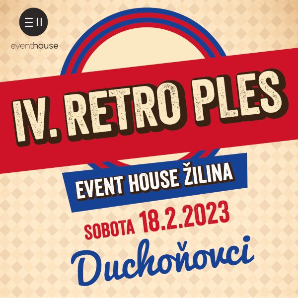 RETRO ples Event House Žilina