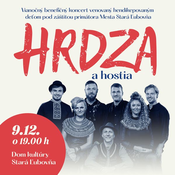 Vianočny benefičný koncert HRDZA