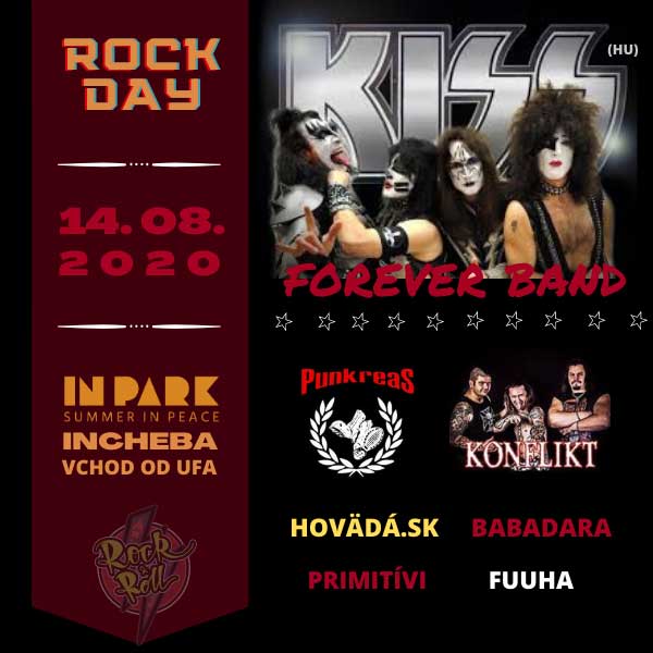Rock Day-KISS,Konflikt,Punkreas,Hoväda.sk & ďalší