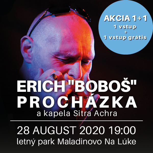 Koncert bluesmana Ericha Boboša Procházku