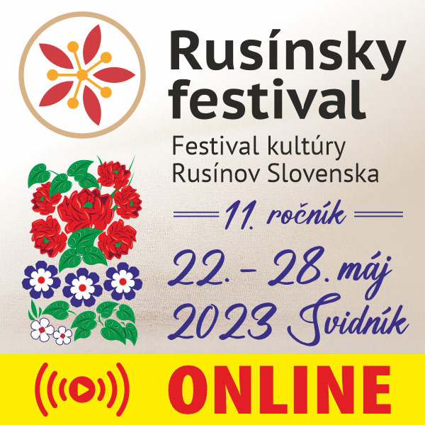 Rusínsky festival - online stream