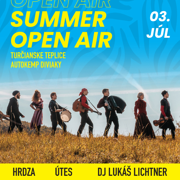 Summer open air - HRDZA, ÚTES, LUKÁŠ LICHTNER