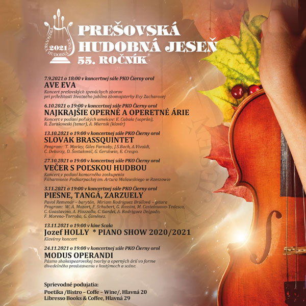 Prešovská hudobná jeseň 2021 - 55.ročník SLOVAK BRASSQUINTET