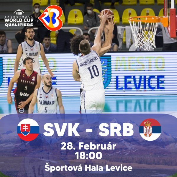 Slovensko - Srbsko, Kvalifikácia na FIBA World Cup 2023