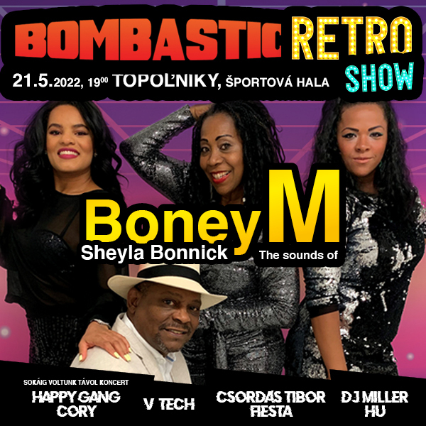 Bombastic Retro Show: Boney M-live koncert