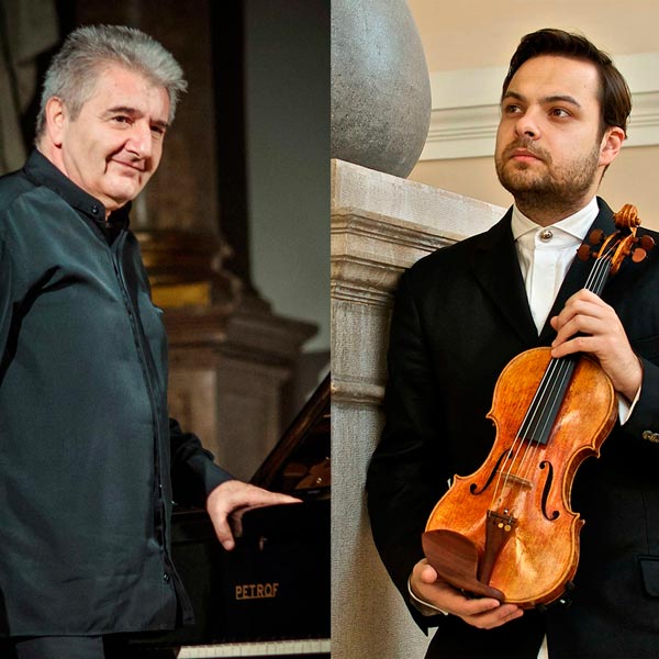 Dalibor Karvay (husle) a Vag Papian (klavír)
